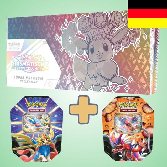 Pokemon: Prismatische Entwicklungen Super PREMIUM Bundle