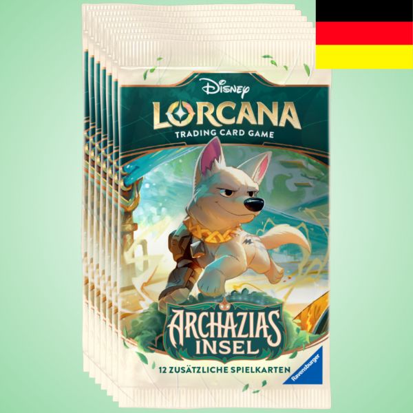 Disney Lorcana: Archazias Insel - 6x Booster Pack Bundle