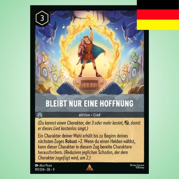 Bleibt nur eine Hoffnung