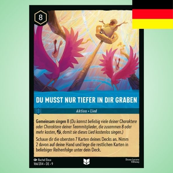 Du musst nur tiefer in dir graben