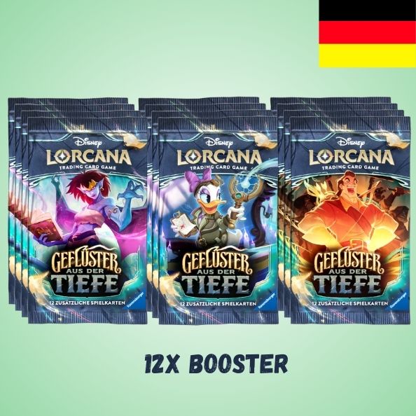 Geflüster aus der Tiefe - Halbes Display - 12x Booster Pack Bundle