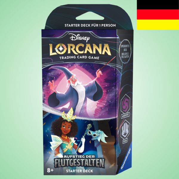 Disney Lorcana: Aufstieg der Fluggestalten - Starter Deck Amethyst/Stahl
