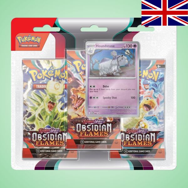 Pokemon: Obsidian Flames 3-Pack-Blister