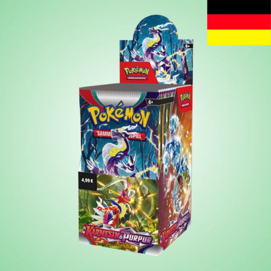 Pokemon: Karmesin & Purpur - 18er Booster Display