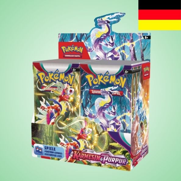 Pokemon: Karmesin & Purpur - Booster Display