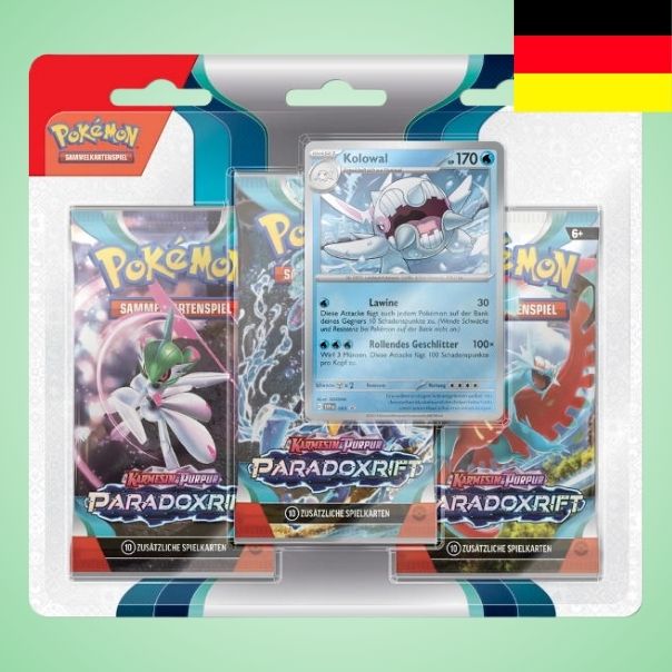 Pokemon: Paradox Rift - 3 Pack Blister