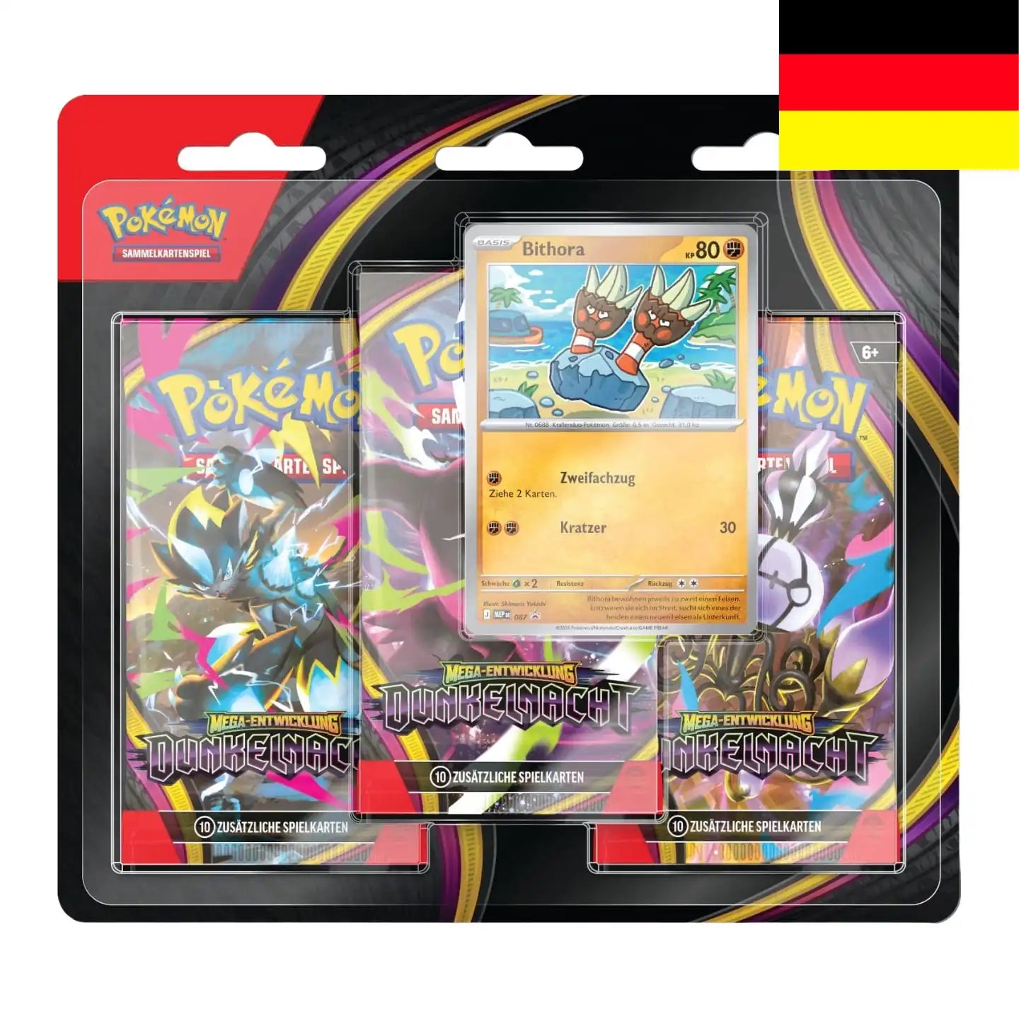 Pokemon: Dunkelnacht - 3 Pack Blister