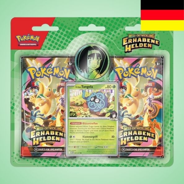 Pokemon: Erhabene Helden - 2 Pack Blister