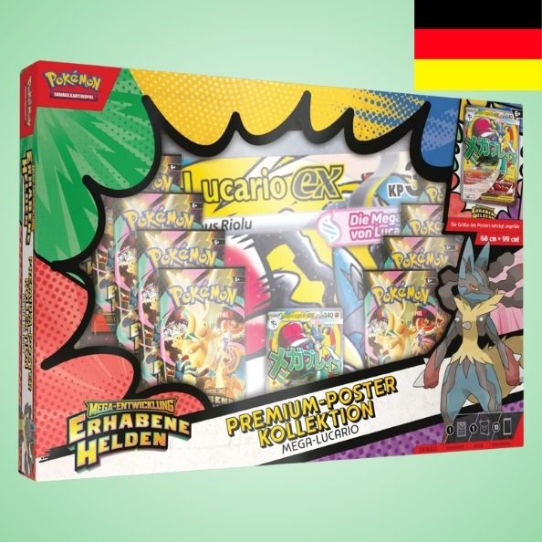 Pokemon: Erhabene Helden - Mega Lucario Premium Poster Kollektion
