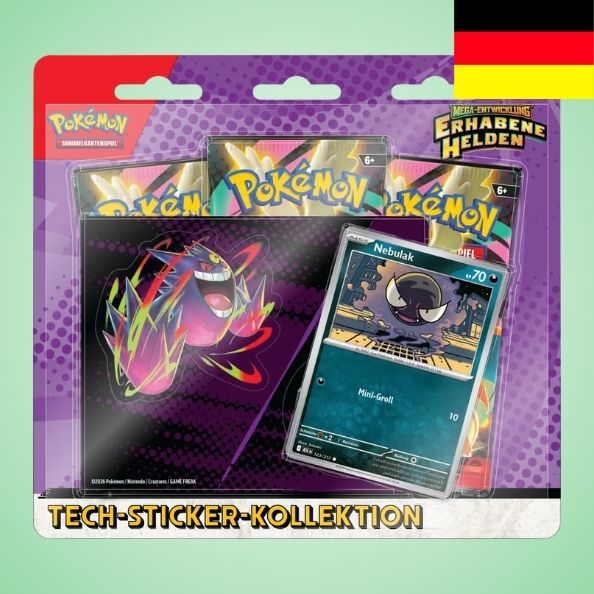 Pokemon: Erhabene Helden - Tech Sticker Kollektion