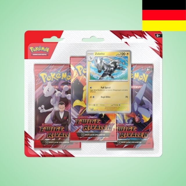 Pokemon: Ewige Rivalen - 3 Pack Blister