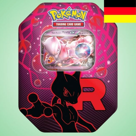Pokemon: Team Rockets Mewtu Ex Tin Box