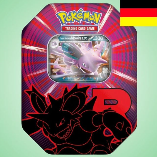 Pokemon: Team Rockets Nidoking Ex Tin Box