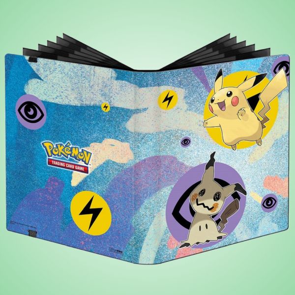 Pokemon Sammelalbum: Pikachu & Mimikyu (bis zu 80 Karten)