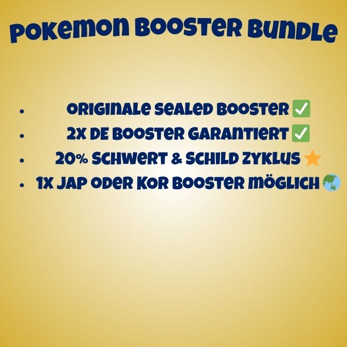 Pokemon Booster Bundle (3x Booster-Packs)