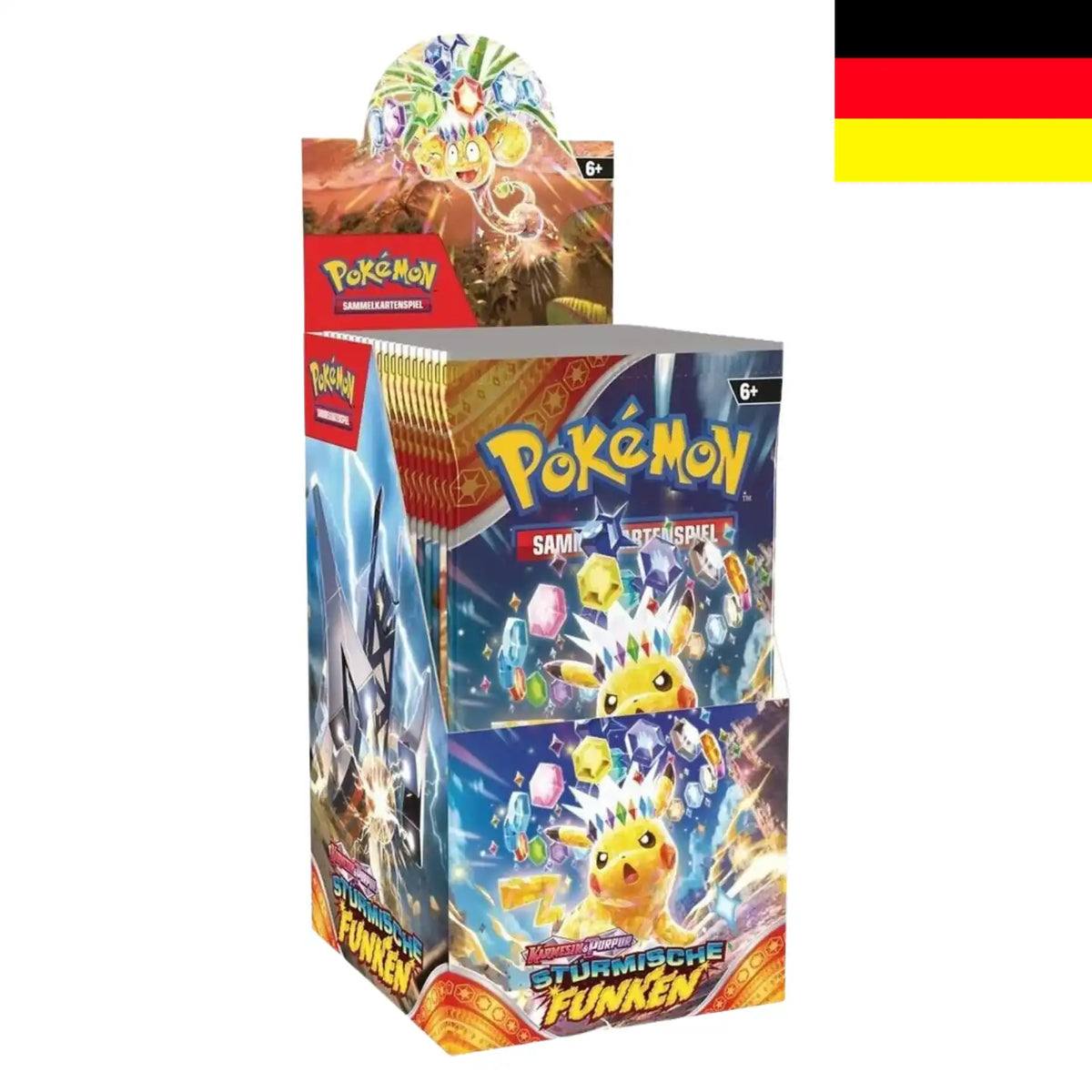 Pokemon: Stürmische Funken - 18er Booster Display