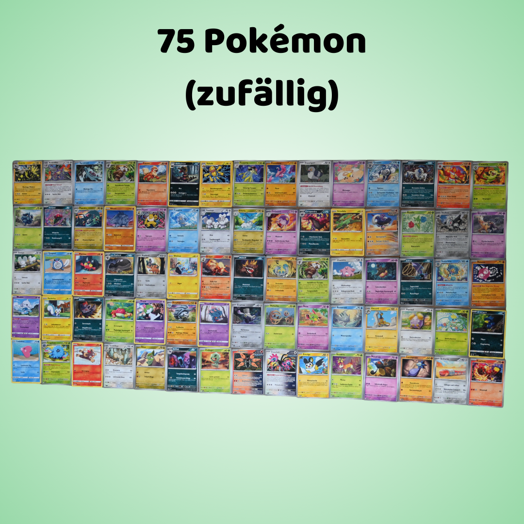 100 Original Pokémon Karten Maxi-Paket