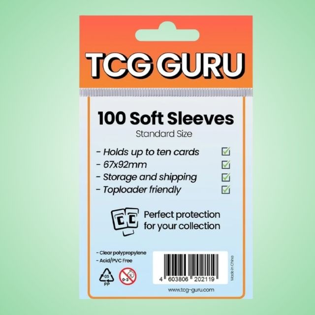 TCG Guru - 100x Soft Sleeves