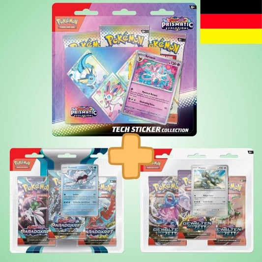 Pokemon: Prismatische Entwicklungen BLISTER Bundle