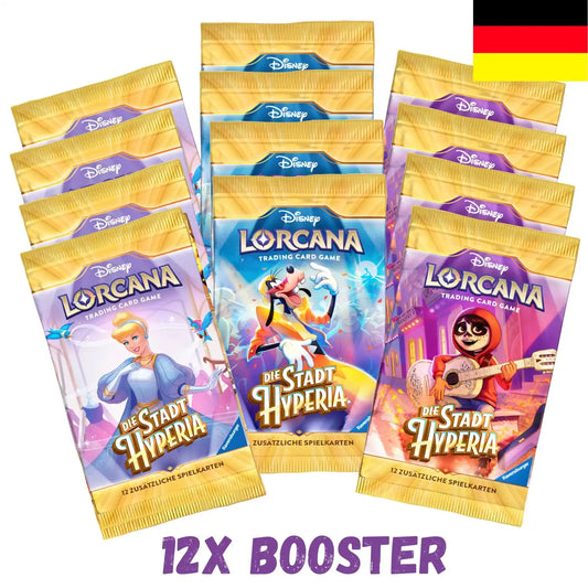 [Vorbestellung 23.10.26] Die Stadt Hyperia - Halbes Display - 12x Booster Pack Bundle