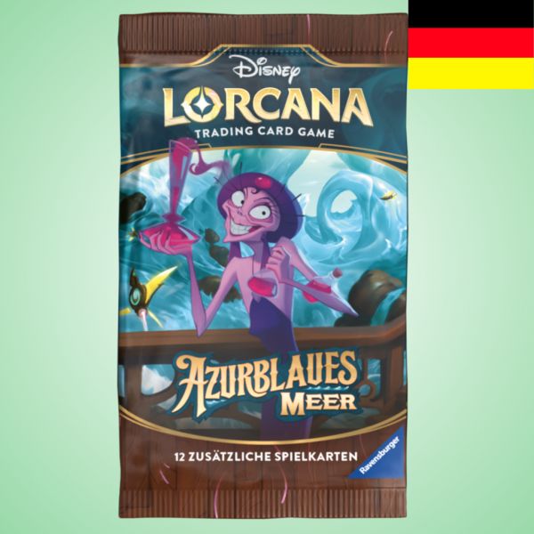 Disney Lorcana: Azurblaues Meer - Booster Pack
