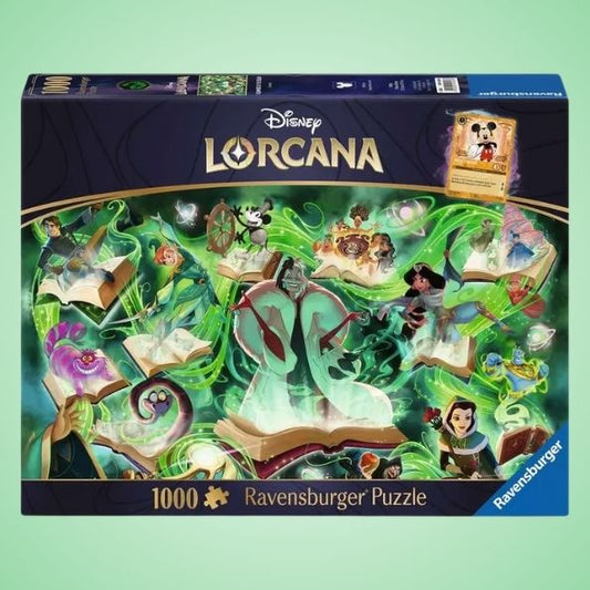 Disney Lorcana - 1000 Teile Puzzle: - Glimmers of the Realm Emerald