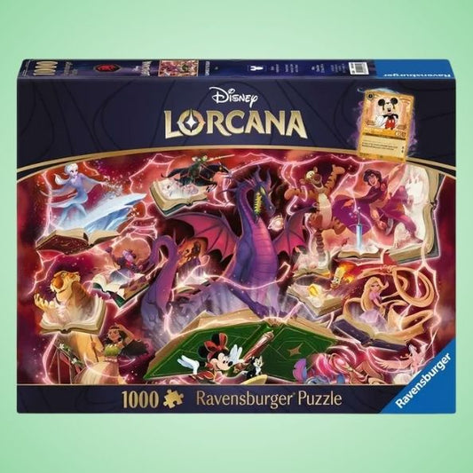 Disney Lorcana - 1000 Teile Puzzle: - Glimmers of the Realm Ruby