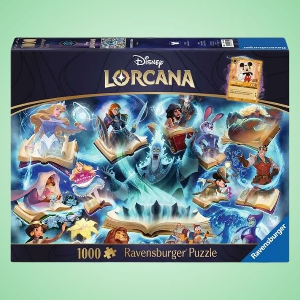 Disney Lorcana - 1000 Teile Puzzle: - Glimmers of the Realm Sapphire