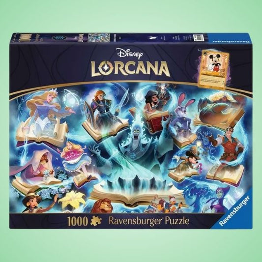 Disney Lorcana - 1000 Teile Puzzle: - Glimmers of the Realm Sapphire