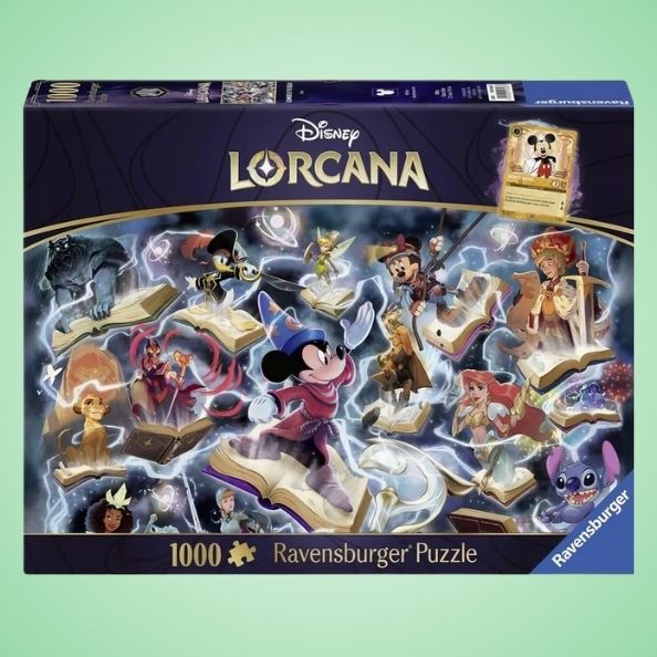 Disney Lorcana - 1000 Teile Puzzle: - Glimmers of the Realm Steel