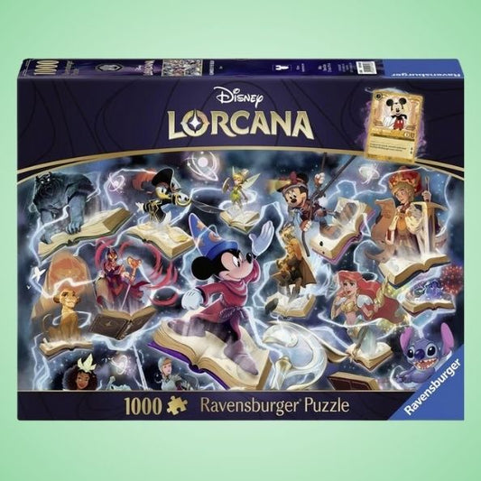 Disney Lorcana - 1000 Teile Puzzle: - Glimmers of the Realm Steel