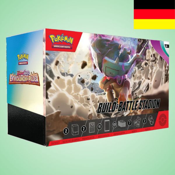 Pokemon: Karmesin & Purpur Entwicklungen in Paldea- Build & Battle Stadium