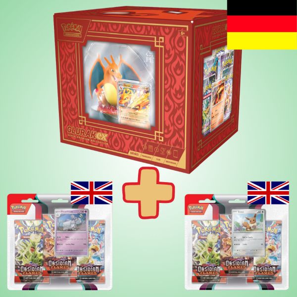 Pokemon: Obsidian Glurak Bundle