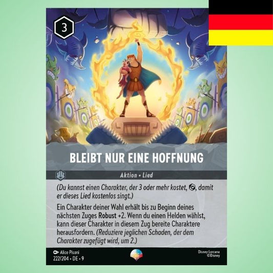 Bleibt nur eine Hoffnung