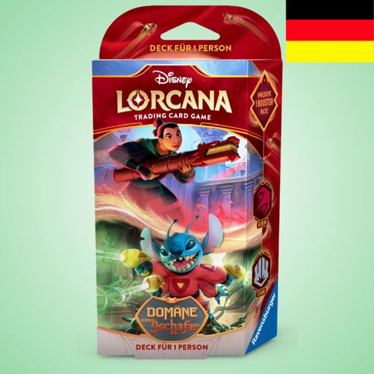 [Vorbestellung 06.06.2025] Domäne von Dschafar - Starter Deck Rubin/Stahl
