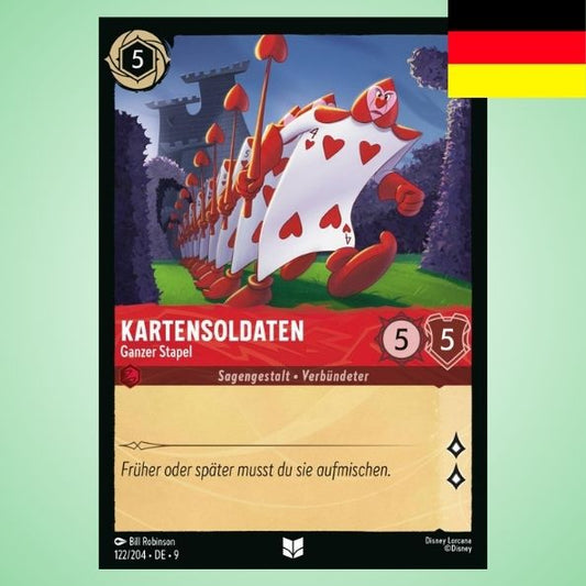 Kartensoldaten - Ganzer Stapel