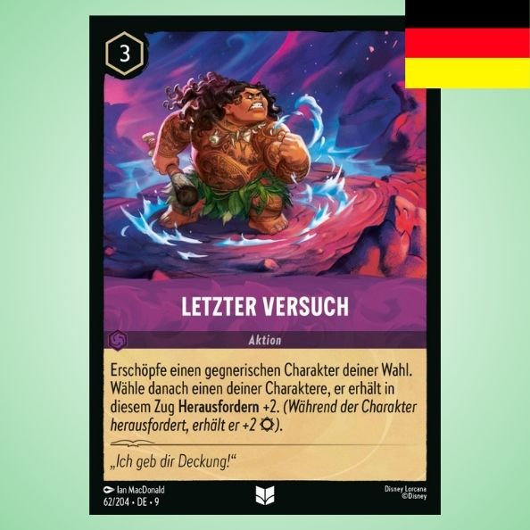 Letzter Versuch