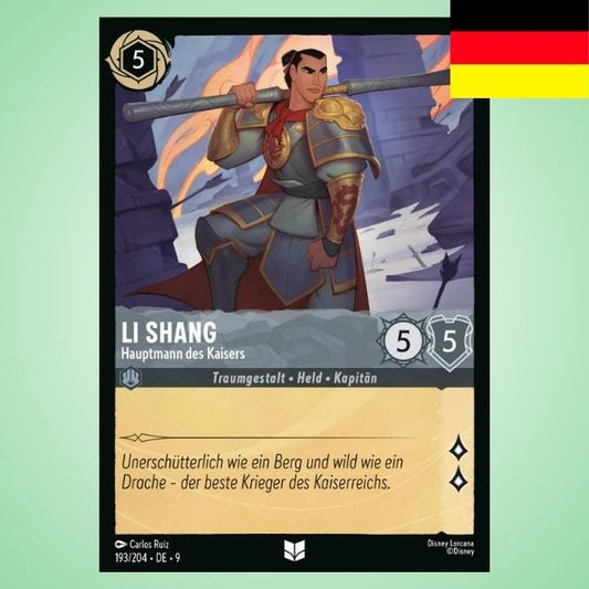 Li Shang - Hauptmann des Kaisers