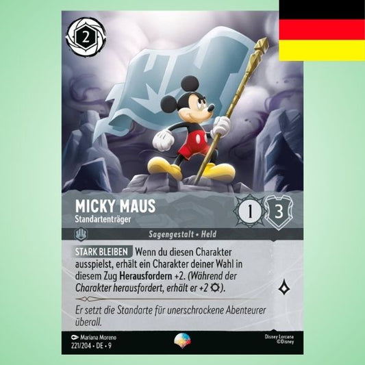Micky Maus - Standartenträger