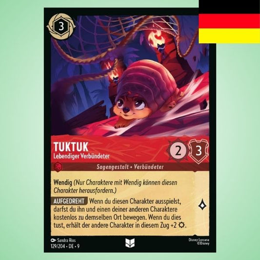 Tuktuk - Lebendiger Verbündeter