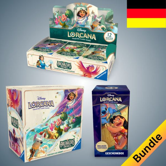 Archazias Insel - Bundle mit Display, Schatzkiste & Geschenkset