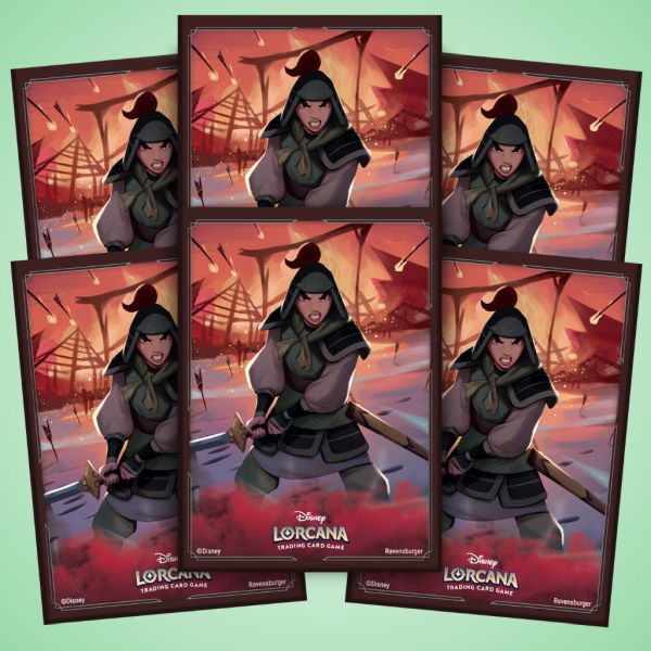Disney Lorcana: Aufstieg der Fluggestalten - Kartenhüllen Mulan