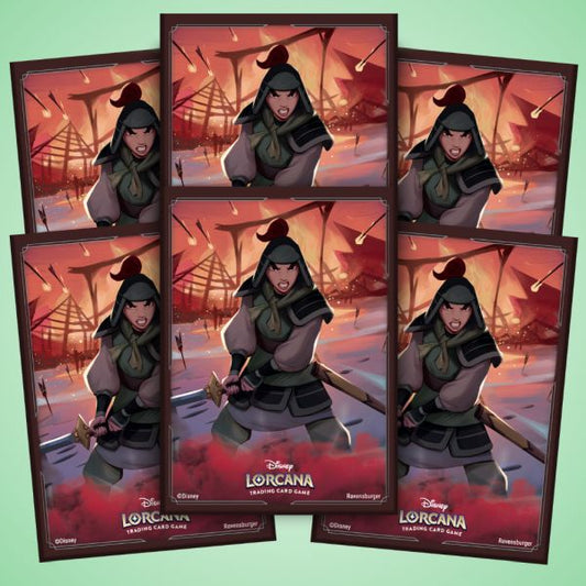 Disney Lorcana: Aufstieg der Fluggestalten - Kartenhüllen Mulan