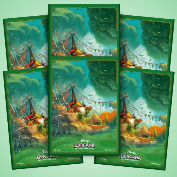 Disney Lorcana: Die Tintenlande - Kartenhüllen Robin Hood
