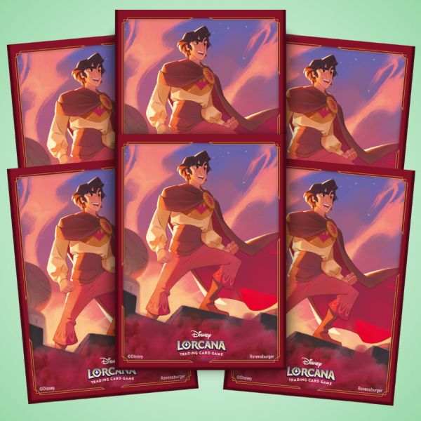 Disney Lorcana: Himmelsleuchten - Kartenhüllen Aladin
