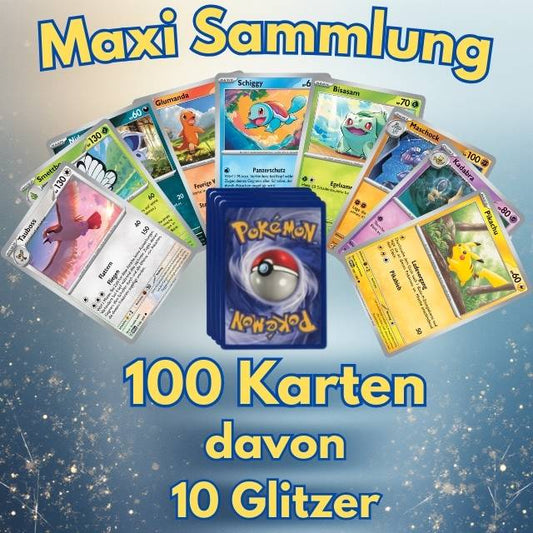 Pokemon Maxi Sammlung (100 Karten)