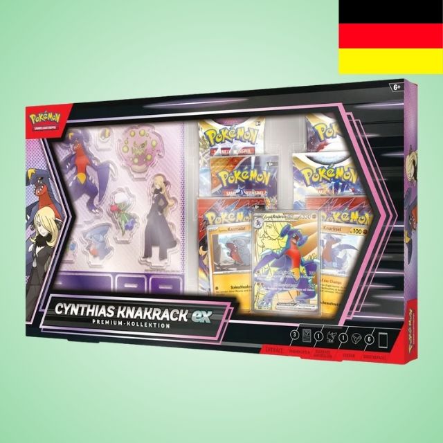 Pokemon Cynthias Knakrack-Ex Premium Kollektion