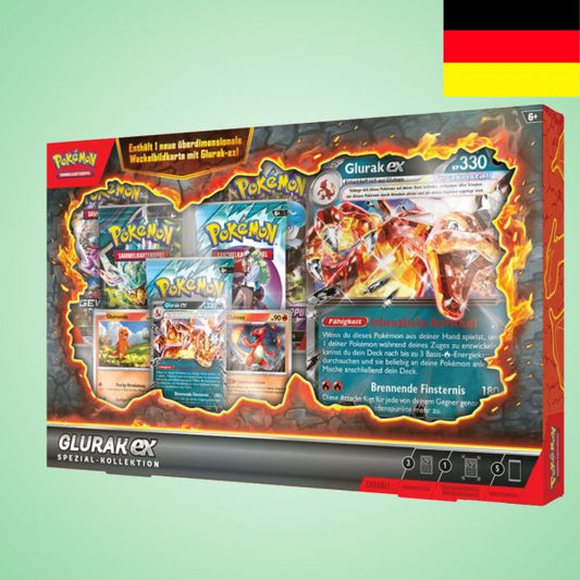 [Vorbestellung 11.04.25] Pokemon Glurak-EX Spezial Kollektion
