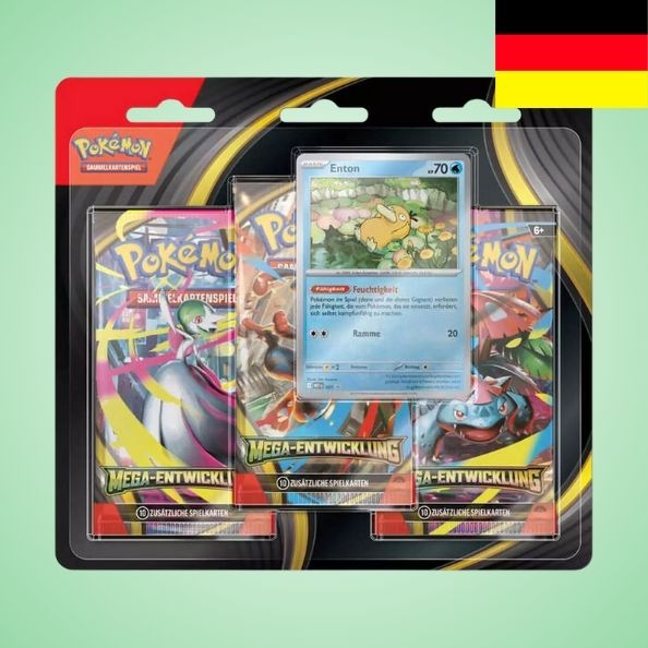 Pokemon: Mega Entwicklung - 3 Pack Blister