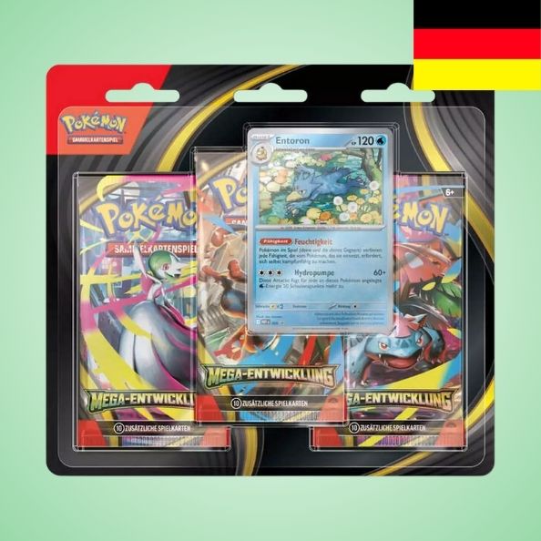 Pokemon: Mega Entwicklung - 3 Pack Blister